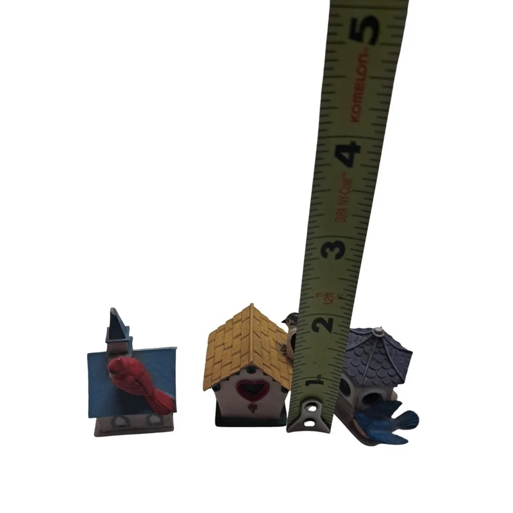 Lenox Garden Birdhouse Thimble Cardinal‎ / Downy Woodpecker / Eastern Bluebird